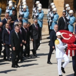 Devletin zirvesi Anıtkabir’de