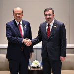 Cumhurbaşkanı Yardımcısı Yılmaz, KKTC Cumhurbaşkanı Tatar ile görüştü