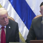 Trump’a İsrail Meclisi’nde protesto